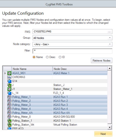 Update Configuration
